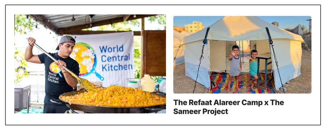 Current Campaign: World Central Kitchen & The Sameer Project